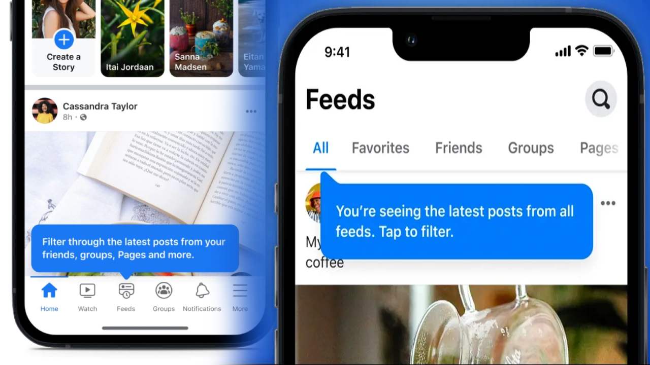Facebook New Feature : ఫేస్బుక్లో కొత్త Feeds ట్యాబ్ ఫీచర్.. పోస్టులను ఇక ఆర్డర్లో చూడొచ్చు! Facebook New Feature : ఫేస్బుక్లో కొత్త Feeds ట్యాబ్ ఫీచర్.. పోస్టులను ఇక ఆర్డర్లో చూడొచ్చు!