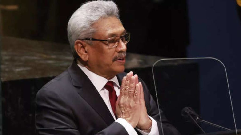 Sri Lanka’s deposed president