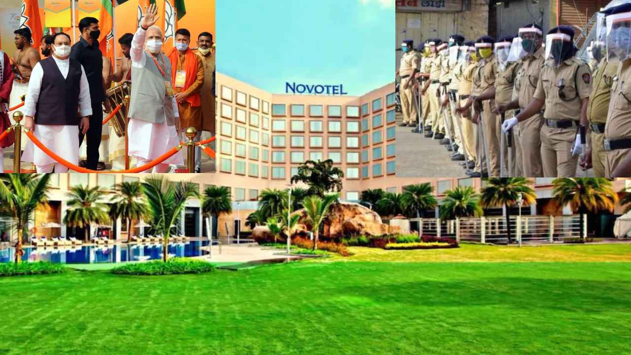 HICC : శత్రుదుర్భేద్యంగా హెచ్ఐసీసీ, నోవాటెల్ పరిసర ప్రాంతాలు.. 2,500 మంది పోలీసులతో పహారా HICC : శత్రుదుర్భేద్యంగా హెచ్ఐసీసీ, నోవాటెల్ పరిసర ప్రాంతాలు.. 2,500 మంది పోలీసులతో పహారా
