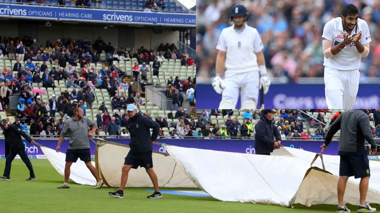 IndVsEng 5th Test Rain : మళ్లీ ఆగిన ఆట.. భారత్, ఇంగ్లండ్ టెస్టుకు వరుణుడి ఆటంకం IndVsEng 5th Test Rain : మళ్లీ ఆగిన ఆట.. భారత్, ఇంగ్లండ్ టెస్టుకు వరుణుడి ఆటంకం