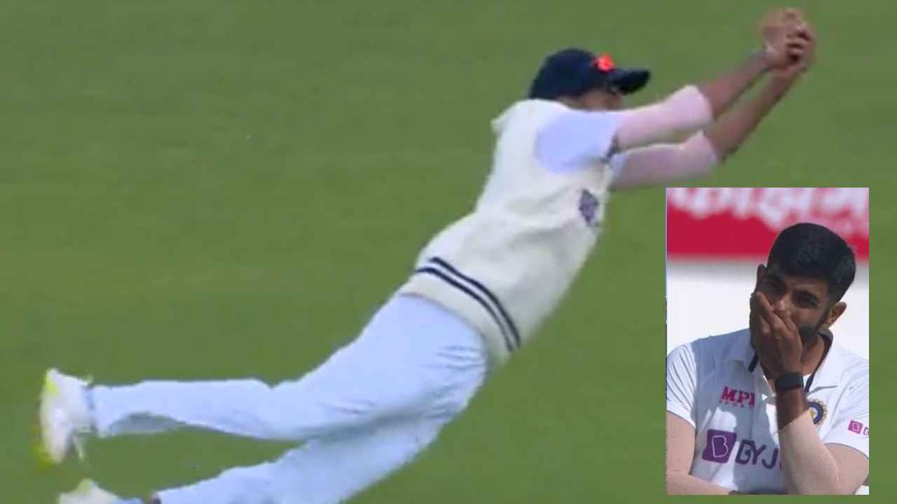 Jasprit Bumrah Stunning Catch : వావ్.. ఎక్స్లెంట్.. స్టన్నింగ్ క్యాచ్ పట్టిన బుమ్రా.. వీడియో వైరల్ Jasprit Bumrah Stunning Catch : వావ్.. ఎక్స్లెంట్.. స్టన్నింగ్ క్యాచ్ పట్టిన బుమ్రా.. వీడియో వైరల్