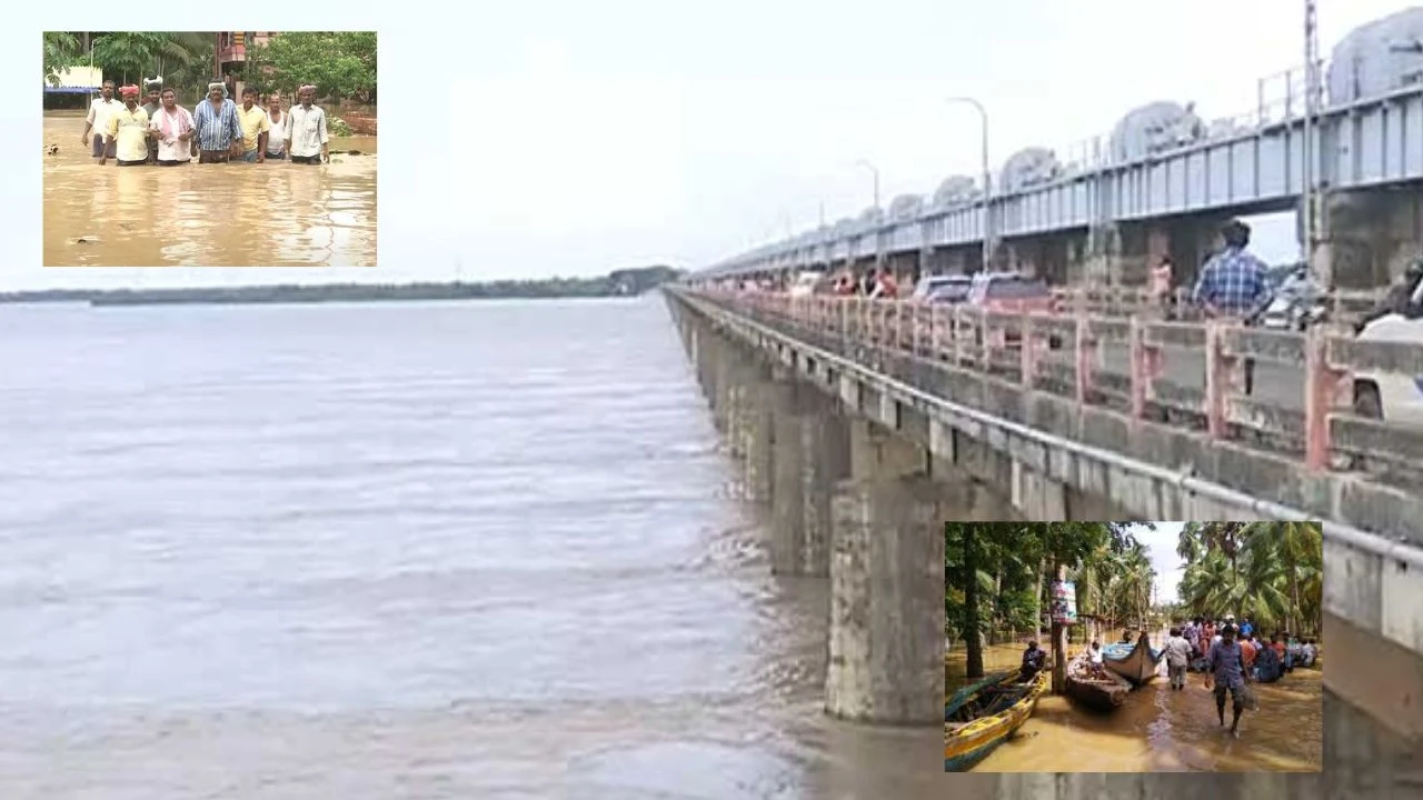 Godavari Flood : గోదావరి ఉగ్రరూపం..జలదిగ్బంధంలో 628 లంక గ్రామాలు Godavari Flood : గోదావరి ఉగ్రరూపం..జలదిగ్బంధంలో 628 లంక గ్రామాలు