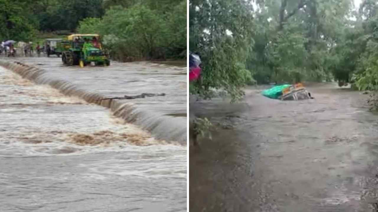 Heavy Rain: బియ్యం నీటిపాలు.. వరద నీటిలో కొట్టుకుపోయిన బియ్యం లారీ.. వీడియో వైరల్ Heavy Rain: బియ్యం నీటిపాలు.. వరద నీటిలో కొట్టుకుపోయిన బియ్యం లారీ.. వీడియో వైరల్