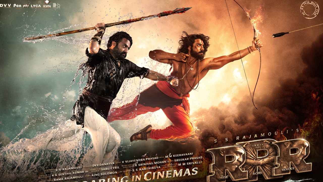 RRR: HCAలో దుమ్ములేపిన ఆర్ఆర్ఆర్.. రెండో ప్లేస్ కైవసం! RRR: HCAలో దుమ్ములేపిన ఆర్ఆర్ఆర్.. రెండో ప్లేస్ కైవసం!