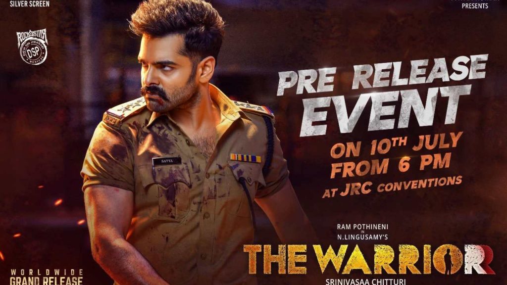 Ram Pothineni The Warrior Locks Date And Time For Pre Release Event