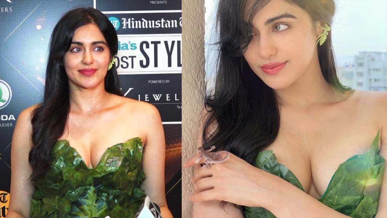 Adah Sharma : ఆకుల డ్రెస్ తో ఆహా అనిపిస్తున్న అదా శర్మ