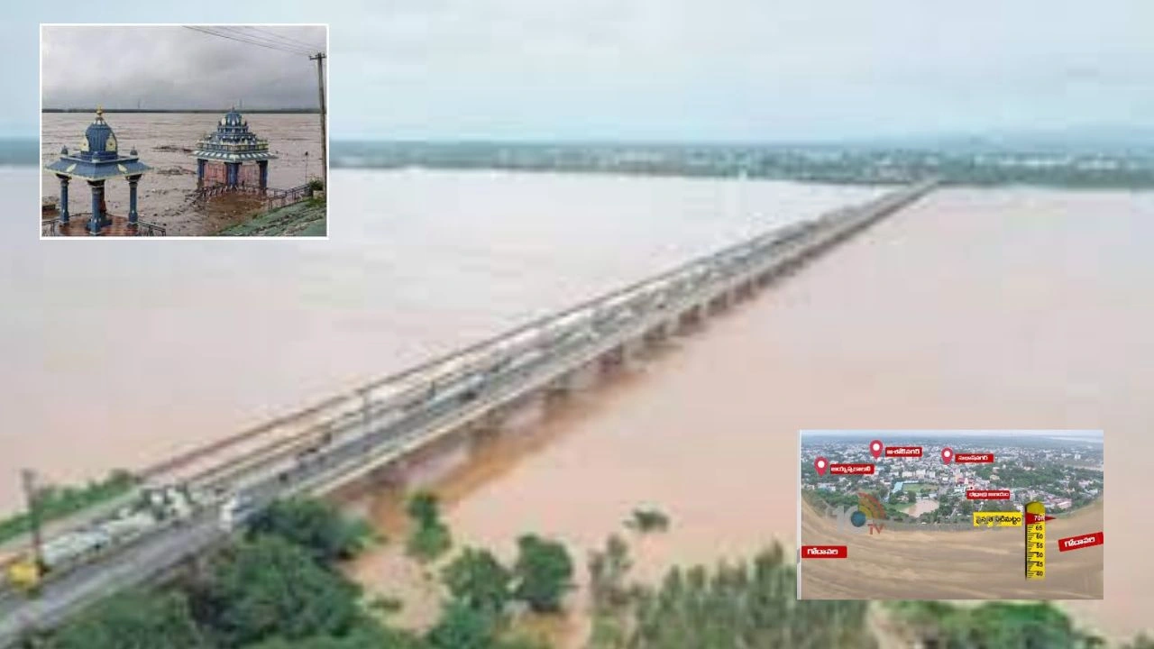 Godavari Flood : గోదావరి ఉగ్రరూపం..డేంజర్ జోన్ లో భద్రాచలం Godavari Flood : గోదావరి ఉగ్రరూపం..డేంజర్ జోన్ లో భద్రాచలం