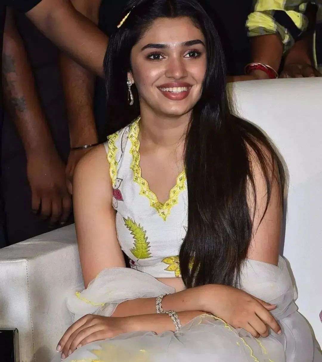 Krithi Shetty in The Warrior Trailer Launch event