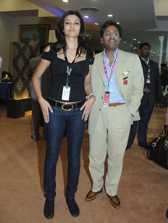 Lalit Modi and Sushmita Sen at IPL times