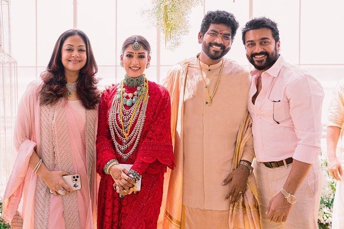 Celebrities in Nayan Vignesh Wedding 