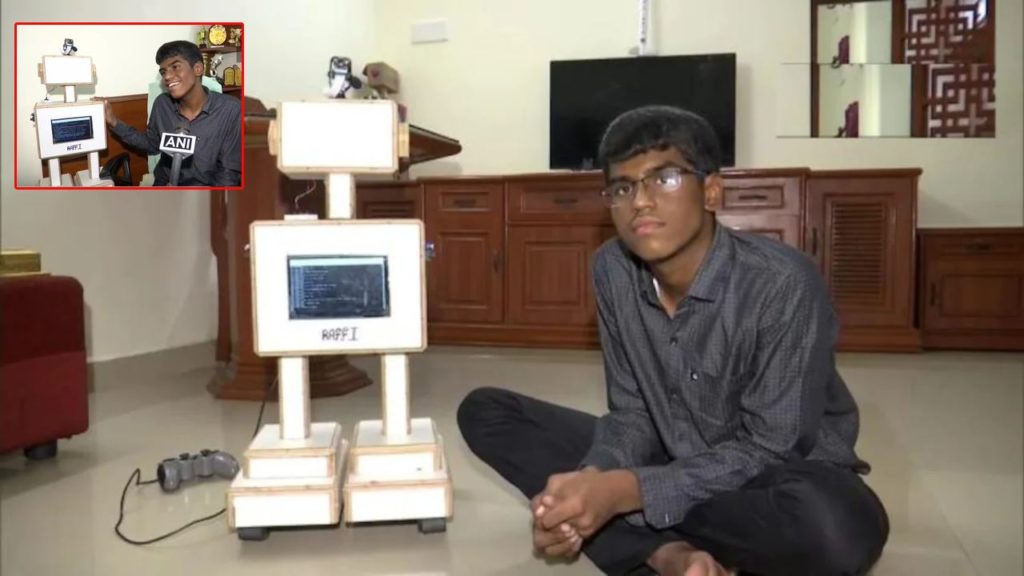13 year old boy designs robot that understands human feeling