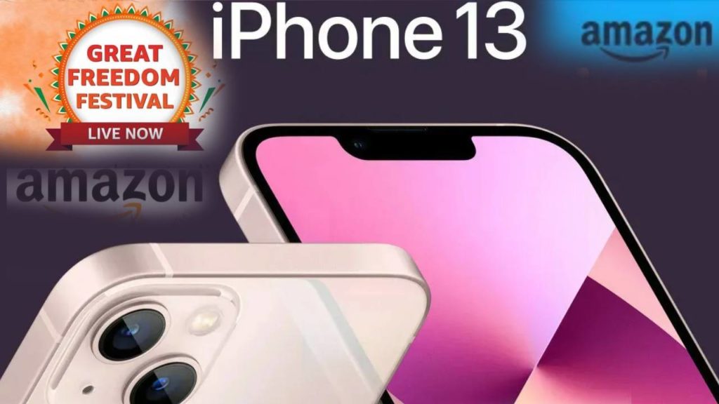 Amazon Great Freedom Sale iPhone 13 Available with Rs 11,000 discount at Amazon Great Freedom Sale
