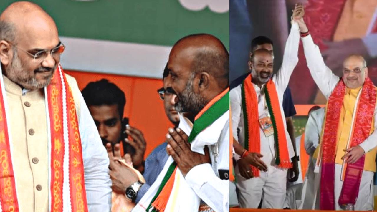 Bandi Sanjay : అమిత్ షాను తాకటమే అదృష్టంగా భావిస్తా : బండి Bandi Sanjay : అమిత్ షాను తాకటమే అదృష్టంగా భావిస్తా : బండి
