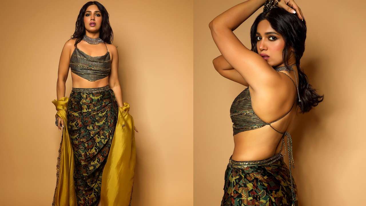 Bhumi Pednekar : బ్లాక్ అండ్ గోల్డ్ డ్రెస్ లో మెరిసిపోతున్న భూమి