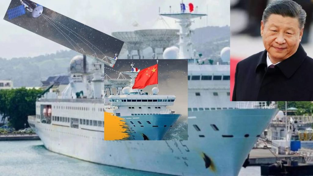 China Spy Ship in Srilanka Port