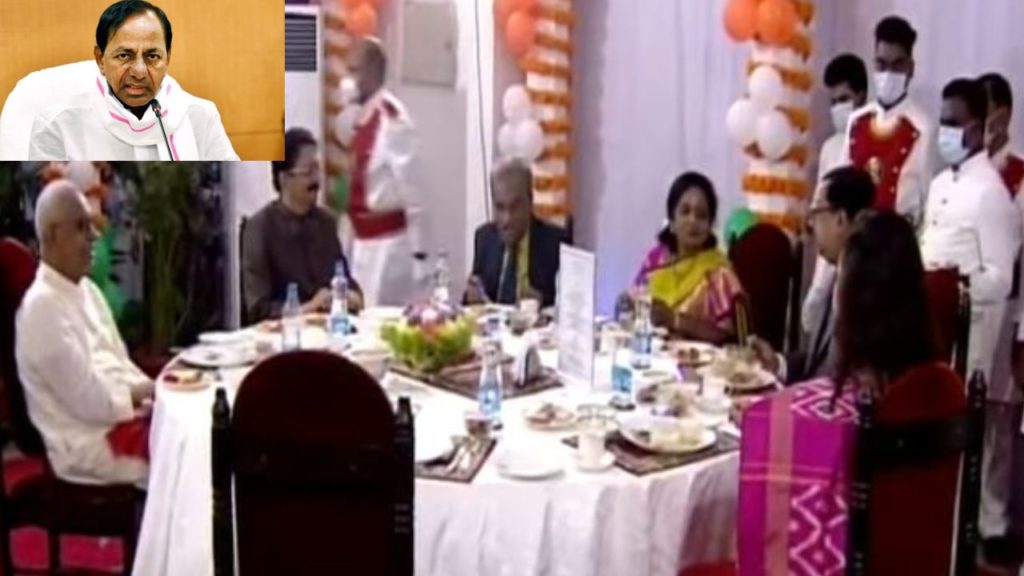 Governor Tea Dinner CM KCR Absent