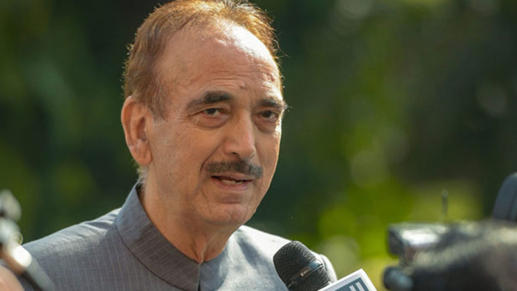 Is Ghula nabi Azad to float a new political party?