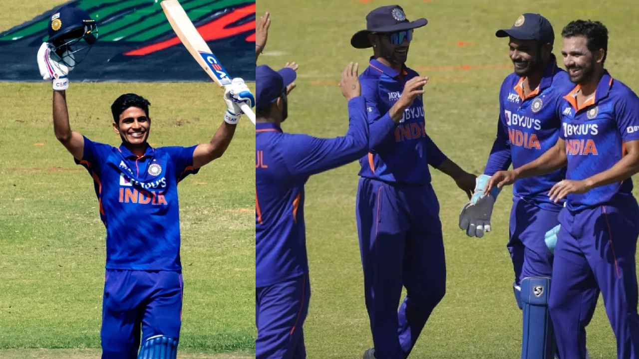 India Beats Zimbabwe : ఉత్కంఠ పోరులో జింబాబ్వేపై భారత్దే విజయం.. వన్డే సిరీస్ క్లీన్ స్వీప్ India Beats Zimbabwe : ఉత్కంఠ పోరులో జింబాబ్వేపై భారత్దే విజయం.. వన్డే సిరీస్ క్లీన్ స్వీప్