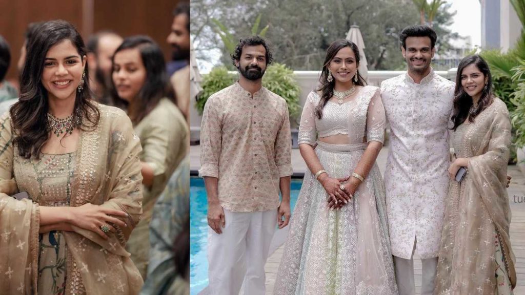 Kalyani Priyadarshan in Family Friend Engagement