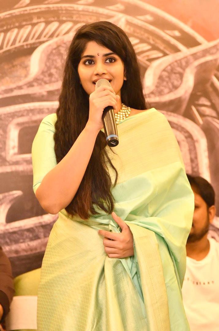 Megha Akash Mesmirizes In Saree Wear