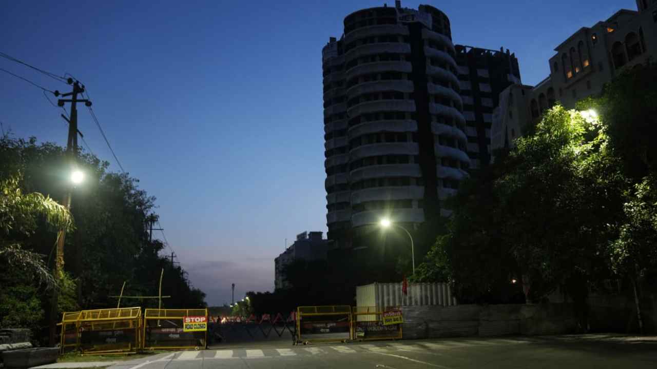 Noida Supertech Twin Towers Demolition