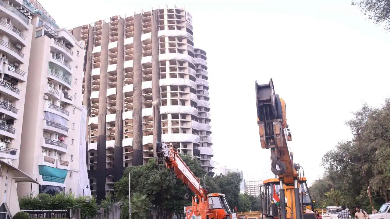 Noida Twin Towers Demolition