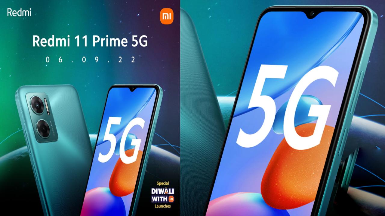 Redmi 11 Prime 5G is coming to India on September 6, key features confirmed