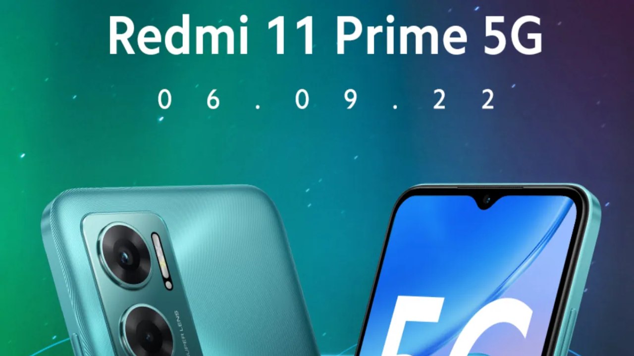 Redmi 11 Prime 5G : రెడ్మి నుంచి కొత్త 5G ఫోన్ వస్తోంది.. సెప్టెంబర్ 6నే లాంచ్.. ఫీచర్లు, ధర ఎంత ఉండొచ్చుంటే? Redmi 11 Prime 5G : రెడ్మి నుంచి కొత్త 5G ఫోన్ వస్తోంది.. సెప్టెంబర్ 6నే లాంచ్.. ఫీచర్లు, ధర ఎంత ఉండొచ్చుంటే?