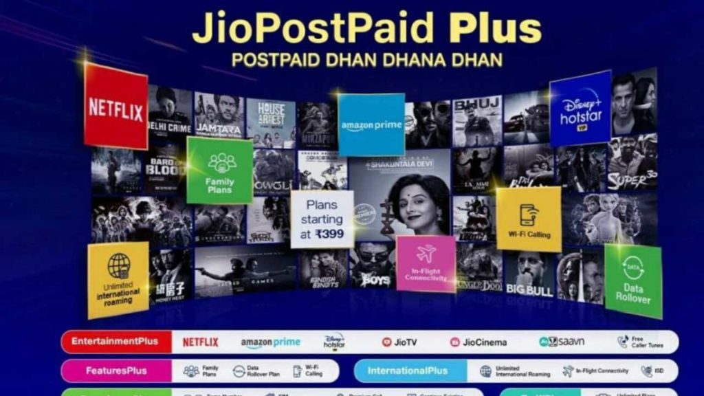 Reliance Jio Postpaid Plans Offering Free Subscription To Netflix, Amazon Prime And Others