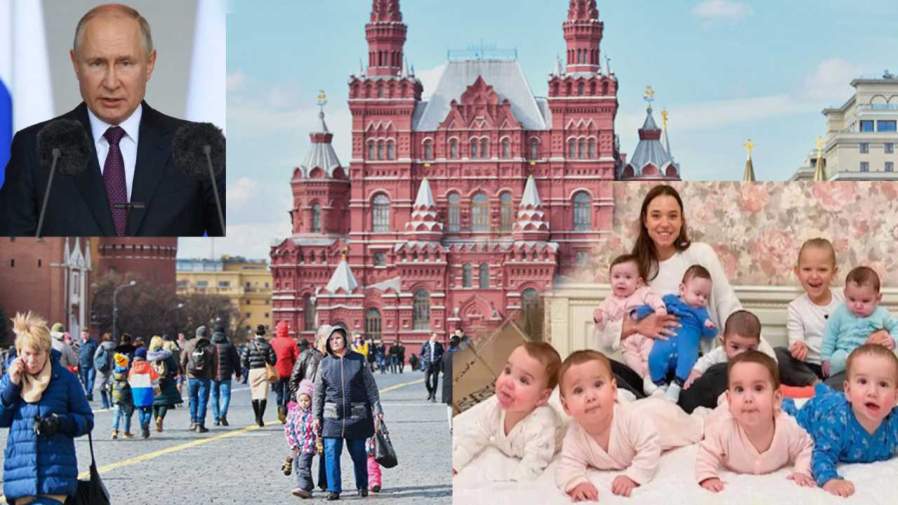 Russia population : 10 మంది పిల్లల్ని కంటే రూ.13 లక్షలు .. రష్యా అధ్యక్షుడు పుతిన్ బంపర్ ఆఫర్కు అసలు కారణం అదే.. Russia population : 10 మంది పిల్లల్ని కంటే రూ.13 లక్షలు .. రష్యా అధ్యక్షుడు పుతిన్ బంపర్ ఆఫర్కు అసలు కారణం అదే..