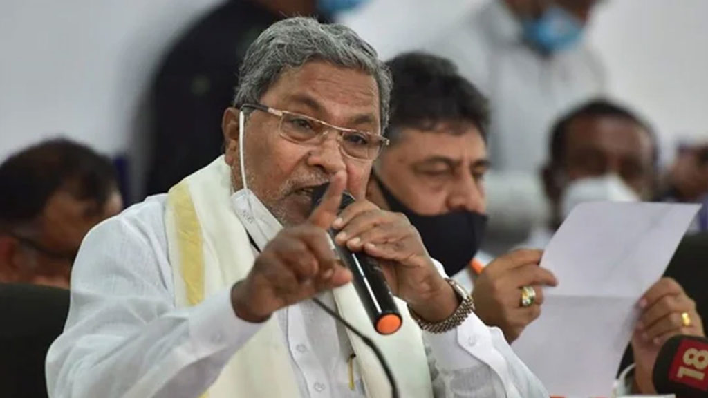 Insulted Hindus again says BJP on Siddaramaiah