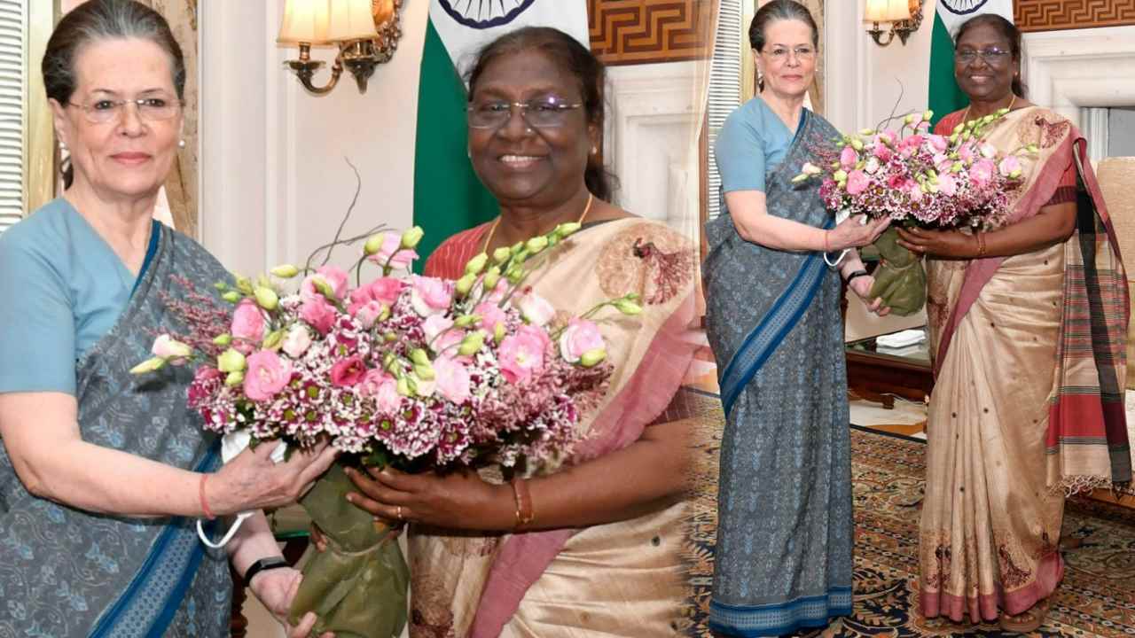 Droupadi Murmu-Sonia Gandhi : రాష్ట్రపతి ద్రౌపది ముర్మును కలిసిన సోనియాగాంధీ Droupadi Murmu-Sonia Gandhi : రాష్ట్రపతి ద్రౌపది ముర్మును కలిసిన సోనియాగాంధీ