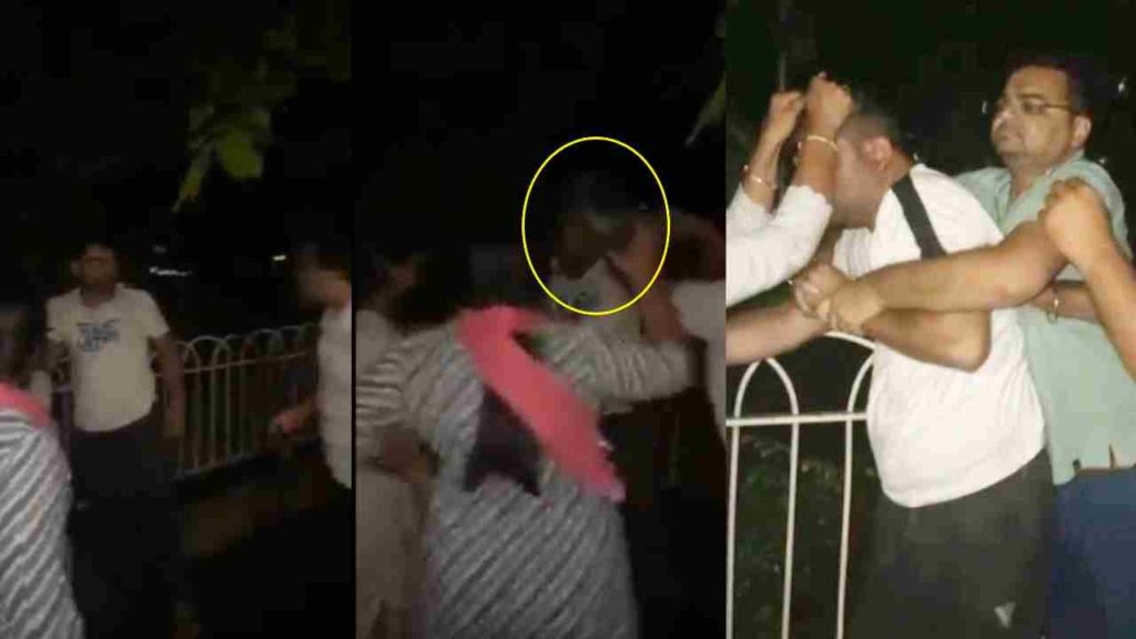UP BJP leader caught with girl friend