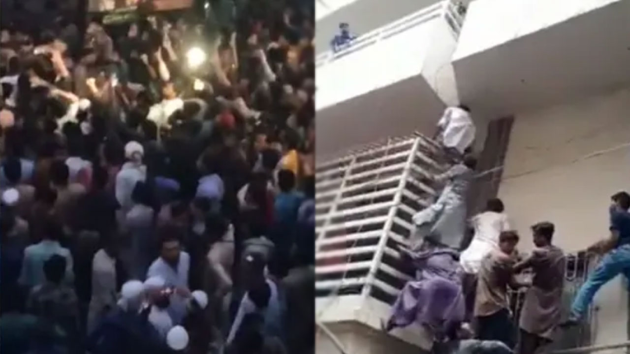 Pakistan: దైవదూషణ చేశాడని దండెత్తిన గుంపు.. పారిపోయి ప్రాణాలు దక్కించుకున్న హిందూ వ్యక్తి Pakistan: దైవదూషణ చేశాడని దండెత్తిన గుంపు.. పారిపోయి ప్రాణాలు దక్కించుకున్న హిందూ వ్యక్తి