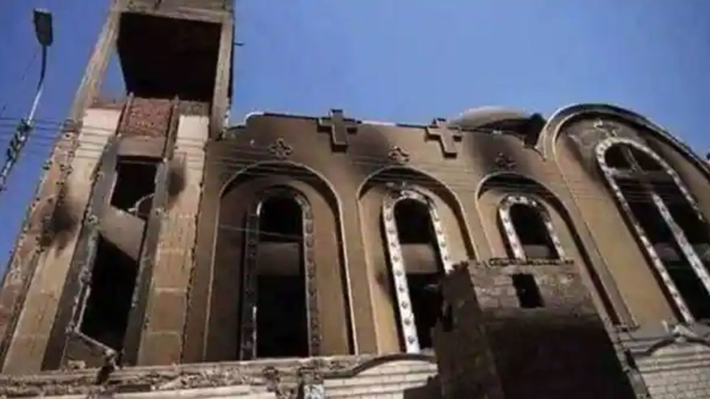 41 killed in fire at Cairo Coptic church