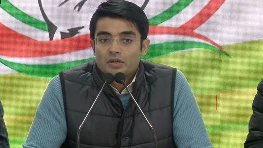 Congress leader Jaiveer Shergill resigns from the post of National Spokesman of the Congress party