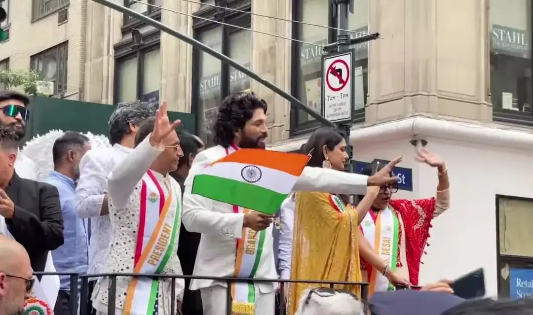 Allu Arjun in Indian Independence Celebrations at America