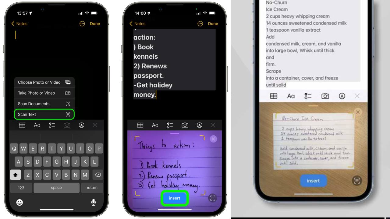 iPhone Inbuilt Scanner Your iPhone has an inbuilt scanner that can convert your handwritten notes into digital text, here is how