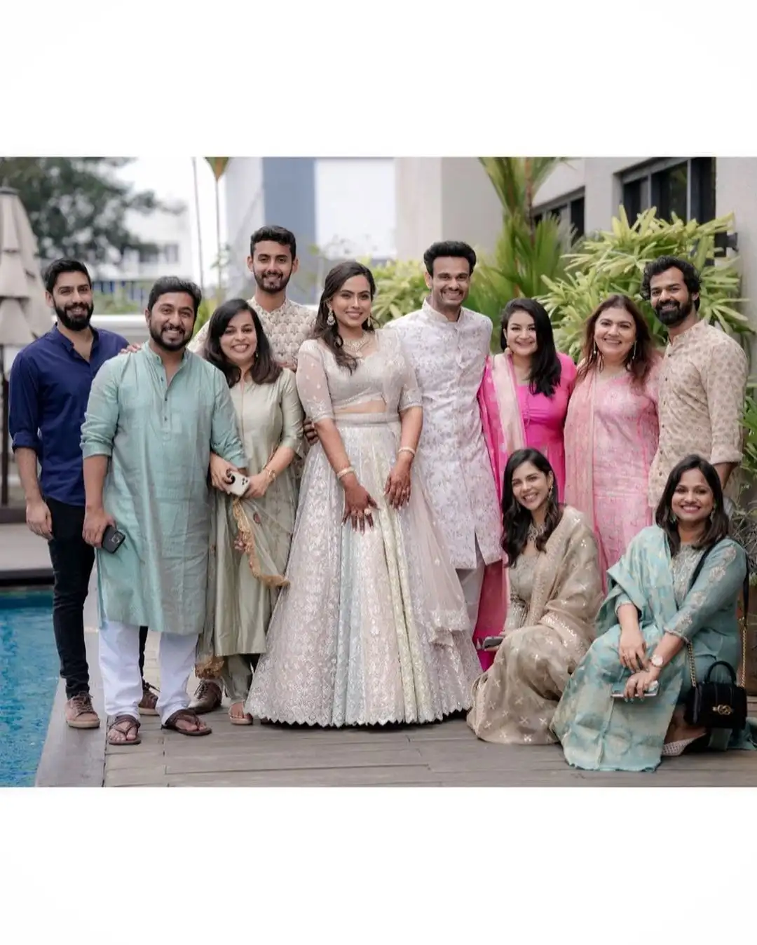 Kalyani Priyadarshan in Family Friend Engagement