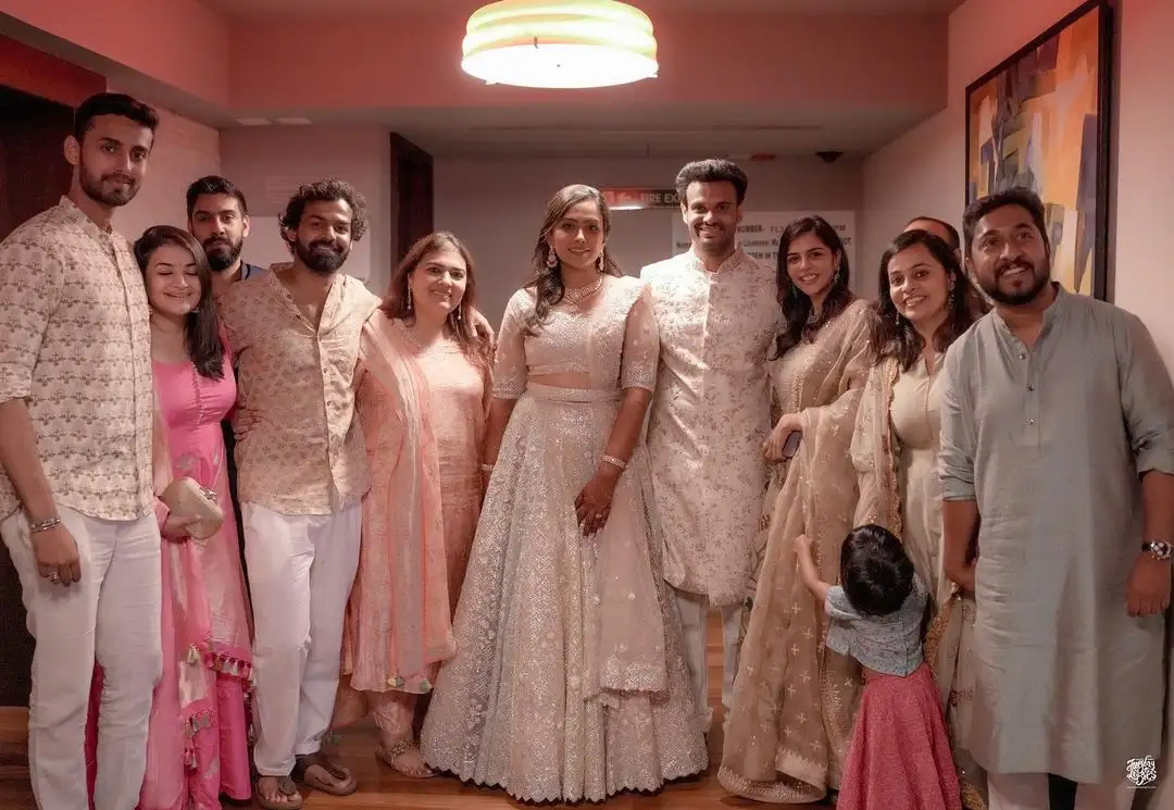 Kalyani Priyadarshan in Family Friend Engagement