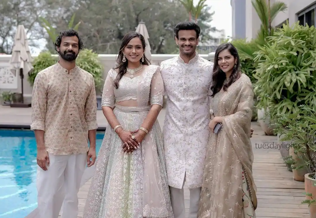 Kalyani Priyadarshan in Family Friend Engagement