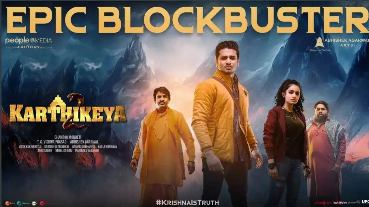 Karthikeya 2 : మొదటి రోజు 50.. రెండో రోజు 300 షోలు.. నార్త్ లో అదరగొడుతున్న కార్తికేయ 2.. Karthikeya 2 : మొదటి రోజు 50.. రెండో రోజు 300 షోలు.. నార్త్ లో అదరగొడుతున్న కార్తికేయ 2..