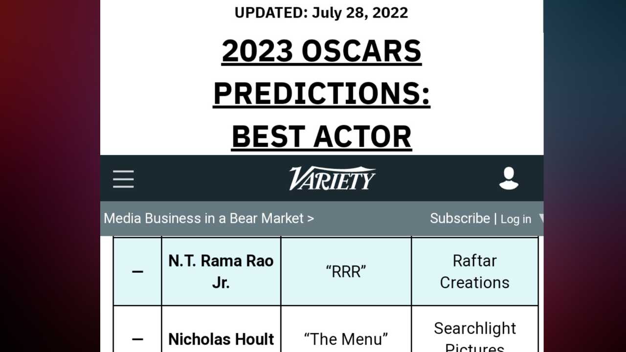 NTR In Oscar Race: ఆస్కార్ బరిలో ఎన్టీఆర్..? - 10TV Telugu