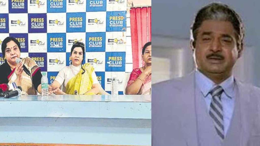 Actor Prabhakara reddy daughters oppose chiranjeevi decision on chitrpuri colony hospital