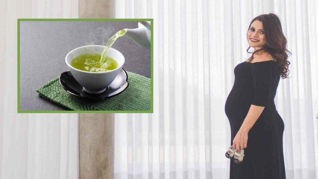 pregnant women drink green tea