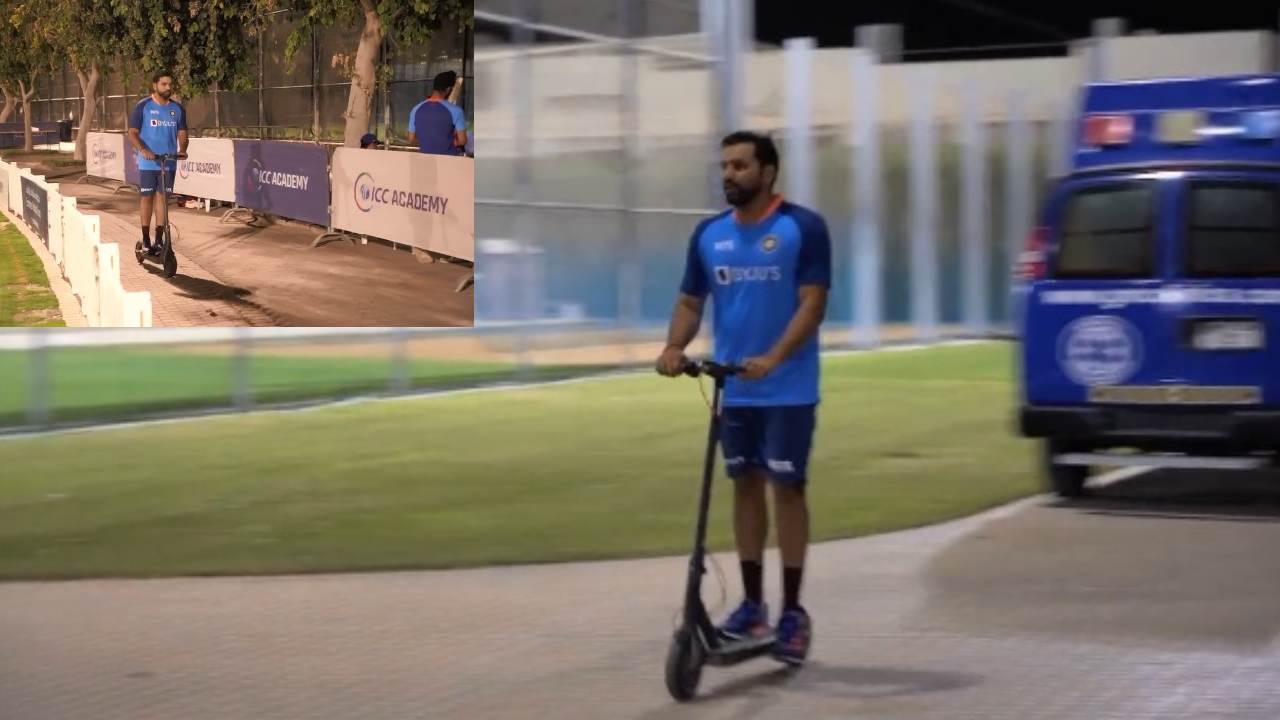 Asia Cup 2022: రేపటి నుంచే ఆసియా కప్.. ప్రాక్టీసు చేసిన తర్వాత కిక్ స్కూటర్పై రోహిత్ శర్మ ఎంజాయ్.. వీడియో Asia Cup 2022: రేపటి నుంచే ఆసియా కప్.. ప్రాక్టీసు చేసిన తర్వాత కిక్ స్కూటర్పై రోహిత్ శర్మ ఎంజాయ్.. వీడియో