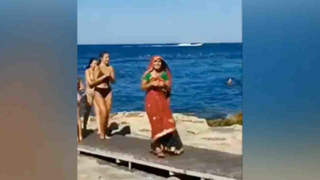 woman in beach