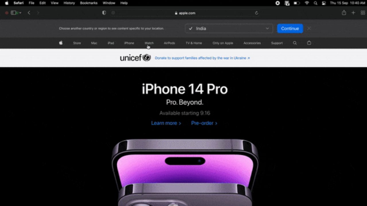 Apple website down for some users, others unable to view images