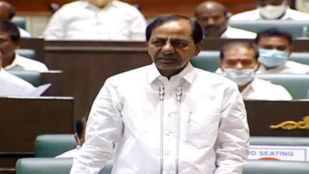 CM KCR criticizes BJP government in Telangana assembly meetings