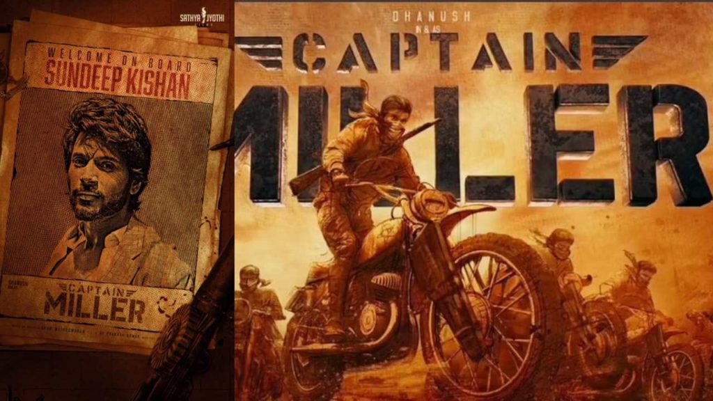 Dhanush and Sandeep Kishan are Working Together in Captain Miller Movie